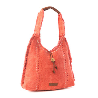 Myra Wild Scarlet Shoulder Bag in Desert Hibiscus, Myra USA - A Blissfully Beautiful Boutique
