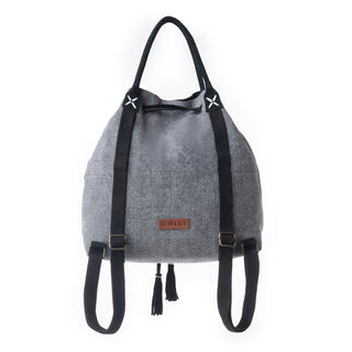 Myra Sel de Mer Bucket Backpack in Storm Grey, Myra USA - A Blissfully Beautiful Boutique