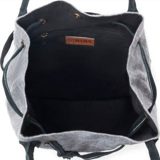 Myra Sel de Mer Bucket Backpack in Storm Grey, Myra USA - A Blissfully Beautiful Boutique