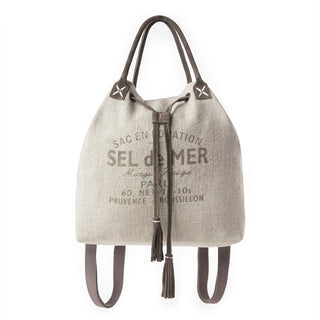 Myra Sel de Mer Bucket Backpack in Drift Olive, Myra USA - A Blissfully Beautiful Boutique