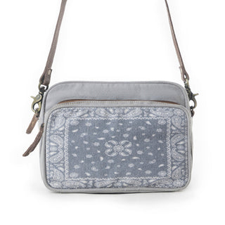 Myra Paisley Plains Pouch in Smoky Ash, Myra USA - A Blissfully Beautiful Boutique