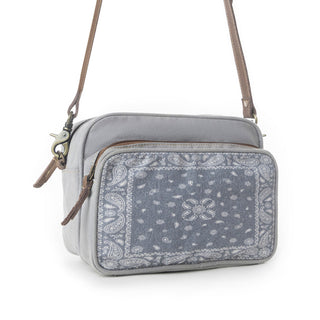 Myra Paisley Plains Pouch in Smoky Ash, Myra USA - A Blissfully Beautiful Boutique