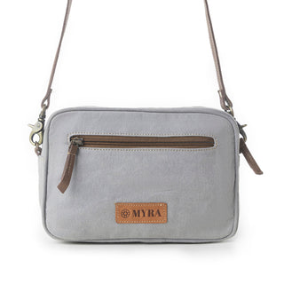 Myra Paisley Plains Pouch in Smoky Ash, Myra USA - A Blissfully Beautiful Boutique
