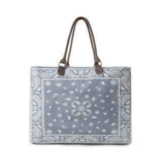Myra Paisley Plains Weekender Bag in Cowboy Blue, Myra USA - A Blissfully Beautiful Boutique