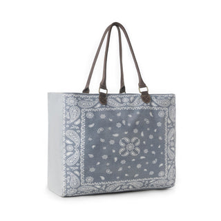 Myra Paisley Plains Weekender Bag in Cowboy Blue, Myra USA - A Blissfully Beautiful Boutique