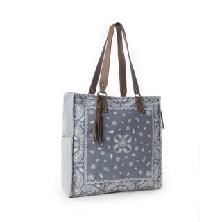 Myra Paisley Plains Concealed Carrybag in Faded Denim, Myra USA - A Blissfully Beautiful Boutique