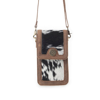 Myra Lasso Lane Hairon Leather Bag in Snowhide, Myra USA - A Blissfully Beautiful Boutique