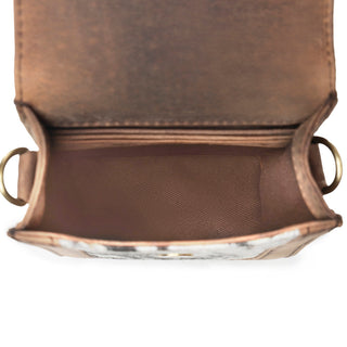 Myra Lasso Lane Hairon Leather Bag in Snowhide, Myra USA - A Blissfully Beautiful Boutique