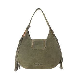 Myra Sierra Grove Handtooled Leather Bag in Western Fern, Myra USA - A Blissfully Beautiful Boutique