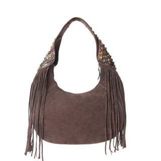 Myra Sierra Grove Handtooled Leather Bag in Deep Espresso, Myra USA - A Blissfully Beautiful Boutique