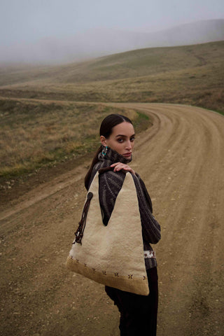 Myra Sandmoor Soft Shoulder Bag in Sandy Espresso, Myra USA - A Blissfully Beautiful Boutique
