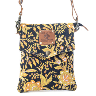 Myra Sunlit Grove Crossbody Bag in Golden Noir, Myra USA - A Blissfully Beautiful Boutique