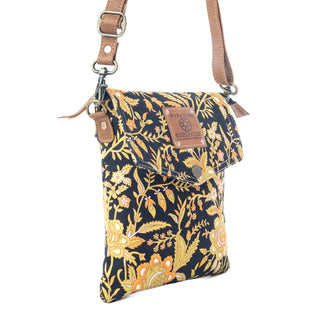 Myra Sunlit Grove Crossbody Bag in Golden Noir, Myra USA - A Blissfully Beautiful Boutique