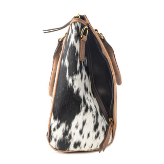 Myra Speckled Range Hairon Leather Concealed Carry Bag in Arctic Storm, Myra USA - A Blissfully Beautiful Boutique