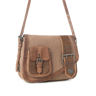Myra Outlaw's Travels Leather Shoulder Bag in Burnt Sand, Myra USA - A Blissfully Beautiful Boutique