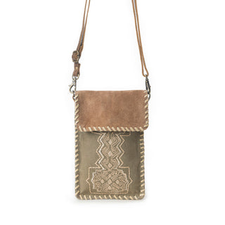 Myra Cheyenne Peaks Crossbody Bag in Dusty Olive, Myra USA - A Blissfully Beautiful Boutique