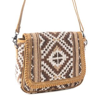 Myra Mesa Crosswinds Woven Shoulder Bag in Canyon Taupe, Myra USA - A Blissfully Beautiful Boutique