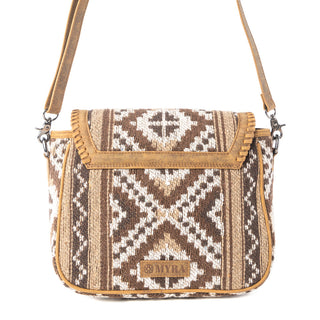 Myra Mesa Crosswinds Woven Shoulder Bag in Canyon Taupe, Myra USA - A Blissfully Beautiful Boutique
