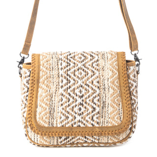 Myra Moonlace Range Woven Shoulder Bag in Mojave Beige, Myra USA - A Blissfully Beautiful Boutique