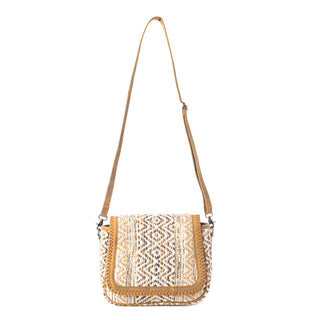 Myra Moonlace Range Woven Shoulder Bag in Mojave Beige, Myra USA - A Blissfully Beautiful Boutique