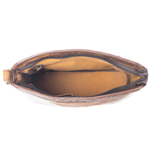Myra Prairie Forge Studded Hairon Leather Bag in Rodeo Brown, Myra USA - A Blissfully Beautiful Boutique