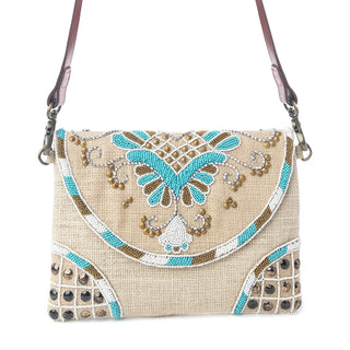 Myra Desert Phoenix Crossbody Bag in Aqua Jewel, Myra USA - A Blissfully Beautiful Boutique