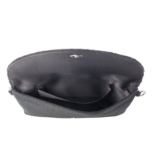 Myra Sahara Sky Crossbody Bag in Frosted Black, Myra USA - A Blissfully Beautiful Boutique