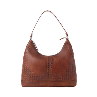 Myra Zidana Marlowe Dusk Veg Tanned Leather Bag in Western Wine, Myra USA - A Blissfully Beautiful Boutique