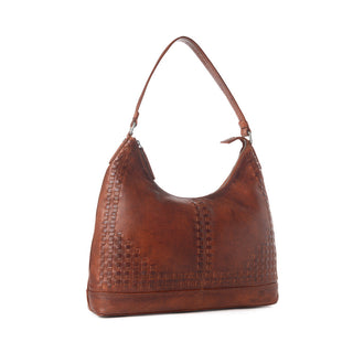 Myra Zidana Marlowe Dusk Veg Tanned Leather Bag in Western Wine, Myra USA - A Blissfully Beautiful Boutique