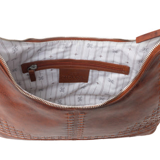 Myra Zidana Marlowe Dusk Veg Tanned Leather Bag in Western Wine, Myra USA - A Blissfully Beautiful Boutique