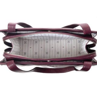 Myra Zidana Aria Amethyst Veg Tanned Leather Tote Bag in Royale Mauve, Myra USA - A Blissfully Beautiful Boutique