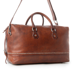 Myra Zidana Sundown Plains Veg Tanned Leather Traveller Bag in Auburn Ember, Myra USA - A Blissfully Beautiful Boutique