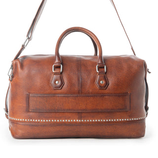 Myra Zidana Sundown Plains Veg Tanned Leather Traveller Bag in Auburn Ember, Myra USA - A Blissfully Beautiful Boutique