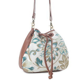 Myra Old Soul Bucket Bag in Alpine White, Myra USA - A Blissfully Beautiful Boutique