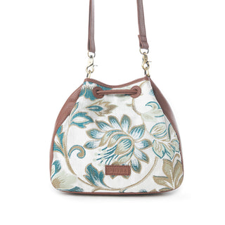 Myra Old Soul Bucket Bag in Alpine White, Myra USA - A Blissfully Beautiful Boutique