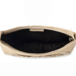 Myra Alanna Embossed Leather Bag in Vanilla Noir, Myra USA - A Blissfully Beautiful Boutique