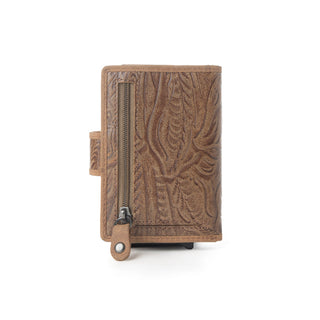 Myra Vintage Savanna Leather Credit Card Holder in Oak Brown, Myra USA - A Blissfully Beautiful Boutique