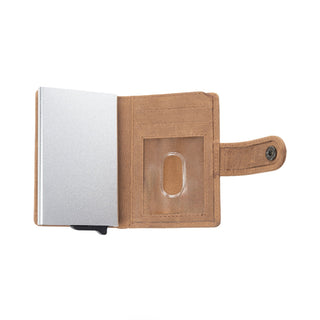 Myra Vintage Savanna Leather Credit Card Holder in Oak Brown, Myra USA - A Blissfully Beautiful Boutique