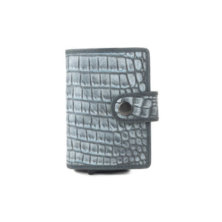 Myra Silver Creek Leather Credit Card Holder in Ashen Grey, Myra USA - A Blissfully Beautiful Boutique