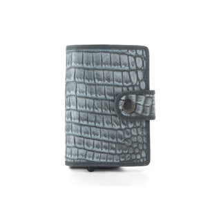 Myra Silver Creek Leather Credit Card Holder in Ashen Grey, Myra USA - A Blissfully Beautiful Boutique