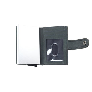 Myra Silver Creek Leather Credit Card Holder in Ashen Grey, Myra USA - A Blissfully Beautiful Boutique