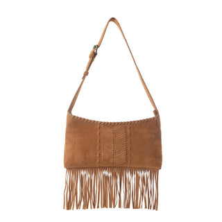 Myra Sierra Suede Fringed Leather Bag in Western Tan, Myra USA - A Blissfully Beautiful Boutique