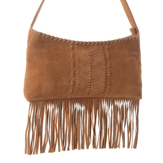 Myra Sierra Suede Fringed Leather Bag in Western Tan, Myra USA - A Blissfully Beautiful Boutique