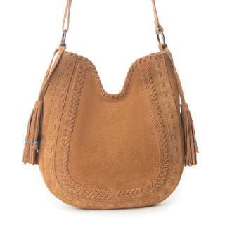 Myra Savannah Sunset Fringed Leather Bag in Deep Mocha, Myra USA - A Blissfully Beautiful Boutique