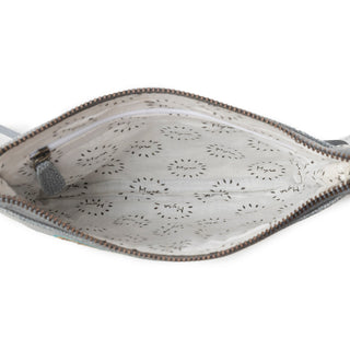 Myra ThunderFly Fringed Leather Bag in Silver Dust, Myra USA - A Blissfully Beautiful Boutique