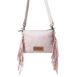 Myra ThunderFly Fringed Leather Bag in Sundown Blush, Myra USA - A Blissfully Beautiful Boutique