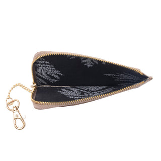 Myra Summer Grove Embossed Leather Credit Card Holder in Desert Taupe, Myra USA - A Blissfully Beautiful Boutique