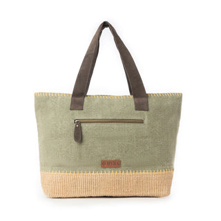 Myra Willow Wanderer Tote Bag in Willow Green, Myra USA - A Blissfully Beautiful Boutique