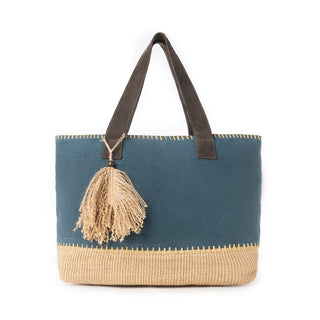 Myra Willow Wanderer Tote Bag in Sage Blue, Myra USA - A Blissfully Beautiful Boutique