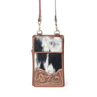 Myra Duneland Rise Handtooled Bag in Brindle Ivory, Myra USA - A Blissfully Beautiful Boutique
